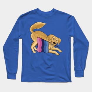 Pride Doggos Alternates: Omnisexual Golden Retriever Long Sleeve T-Shirt